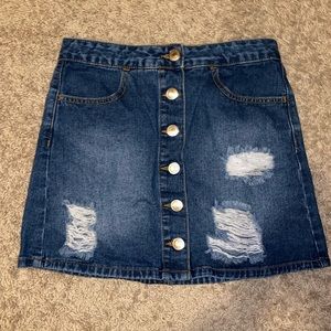 Forever21 jean skirt